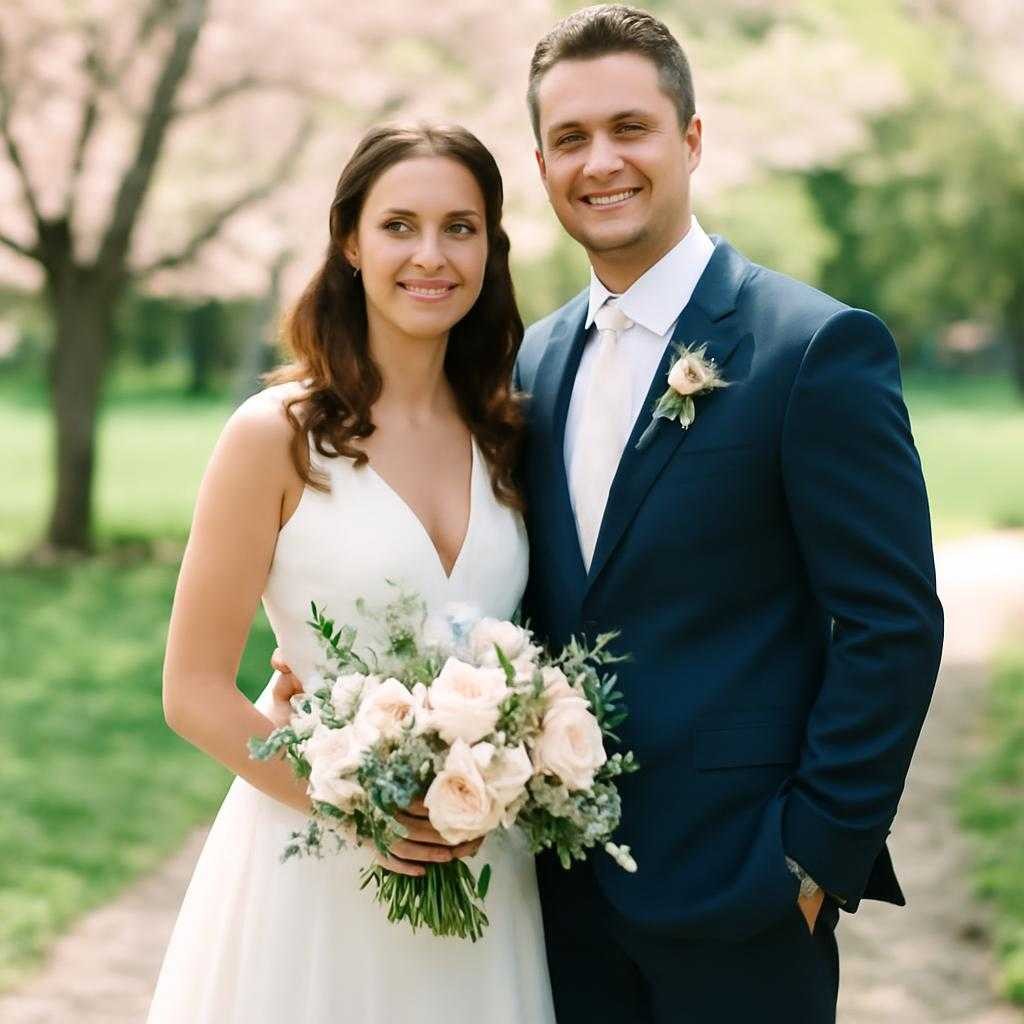 весенняя свадьба